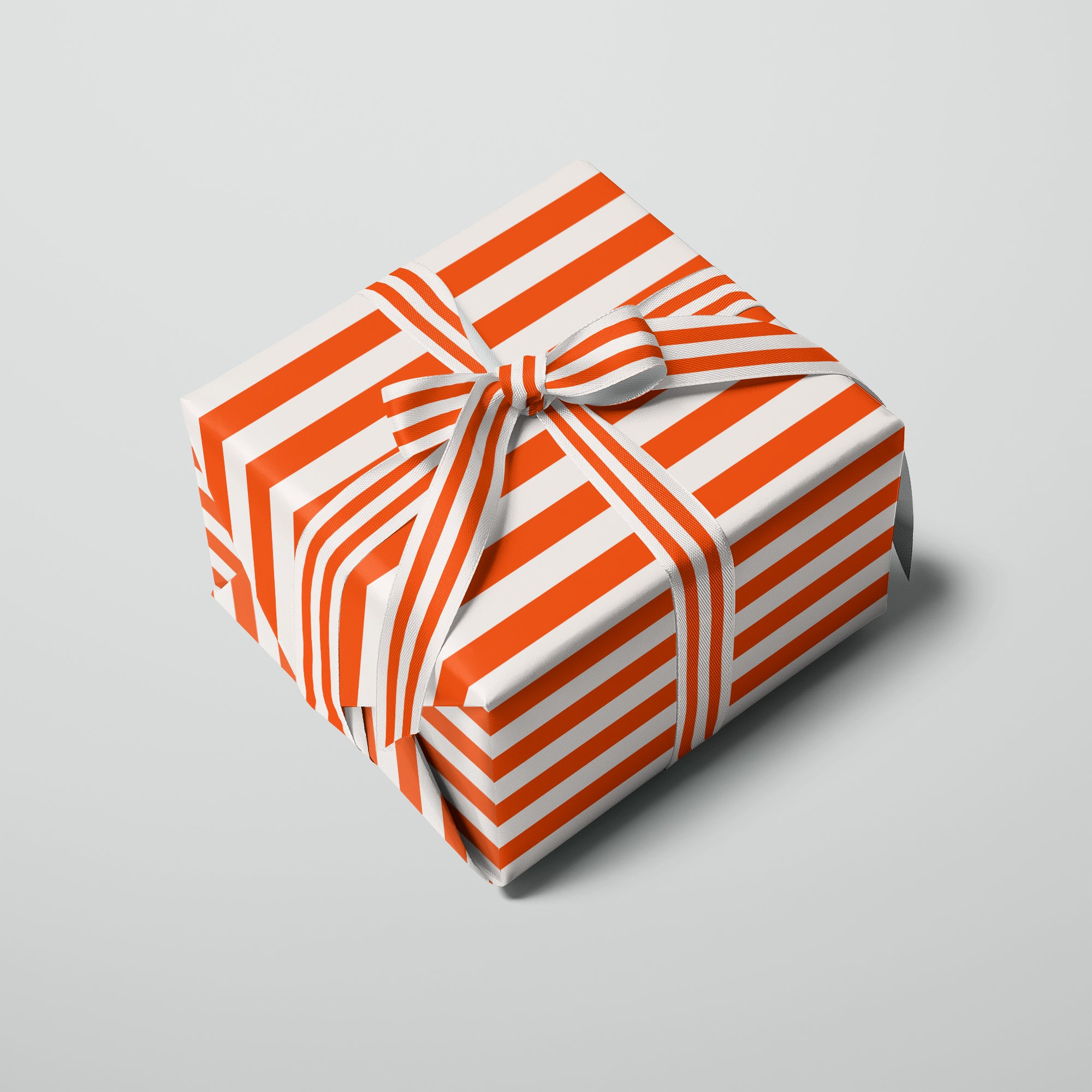 Red Stripes Gift Wrap