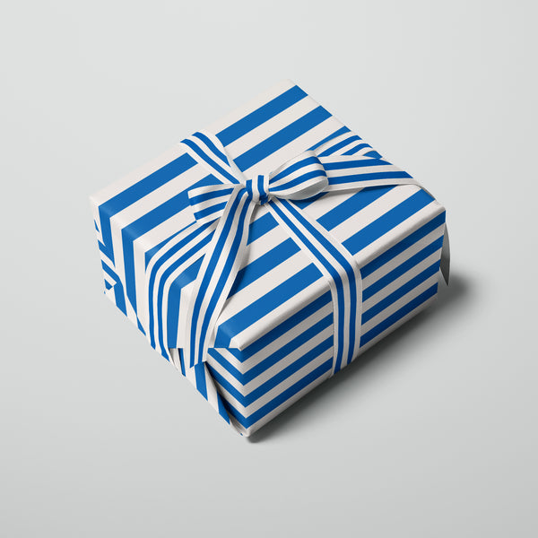 Blue Stripes Gift Wrap Sheet | Wrapping Paper | Craft Paper