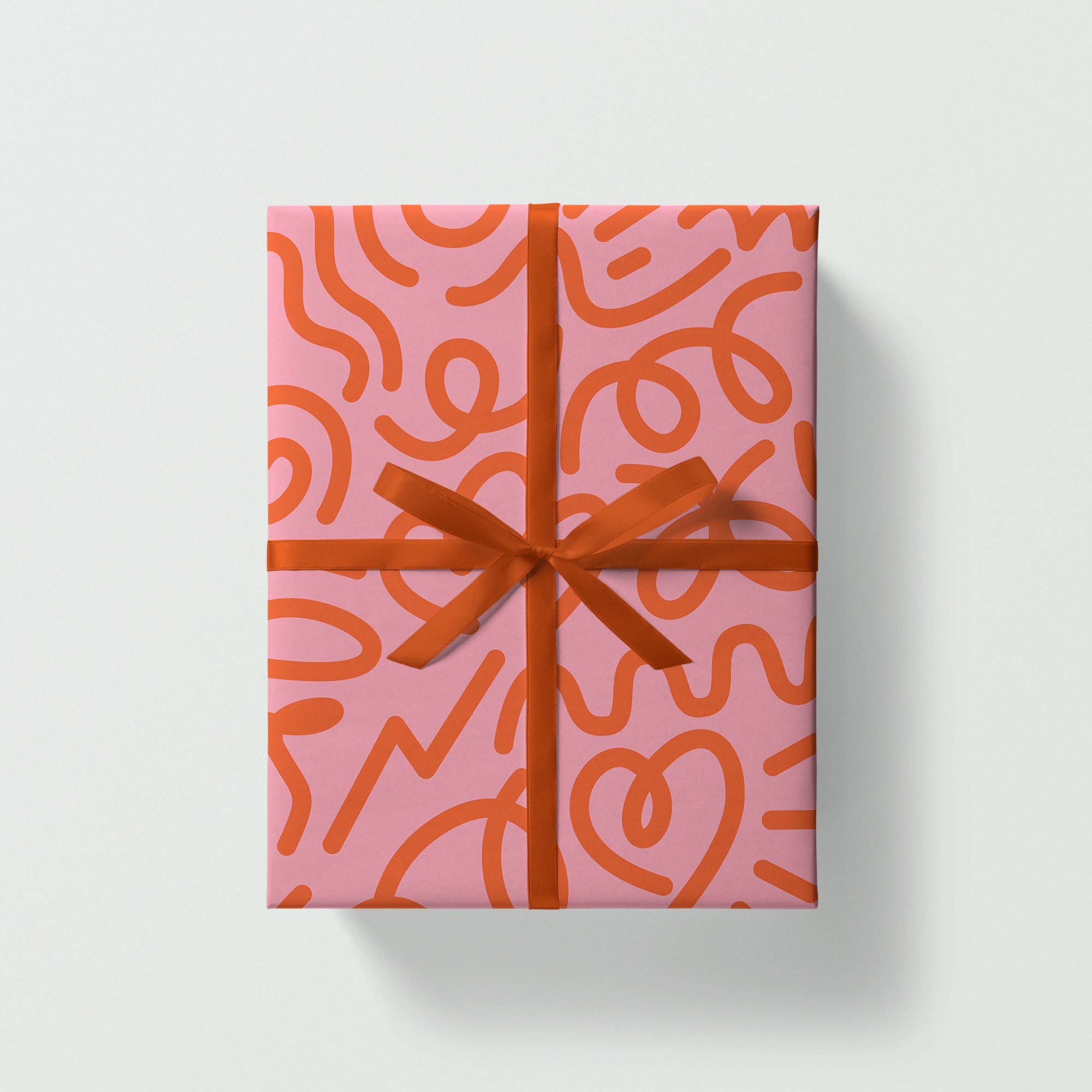 Party Doodle Gift Wrap / Pink