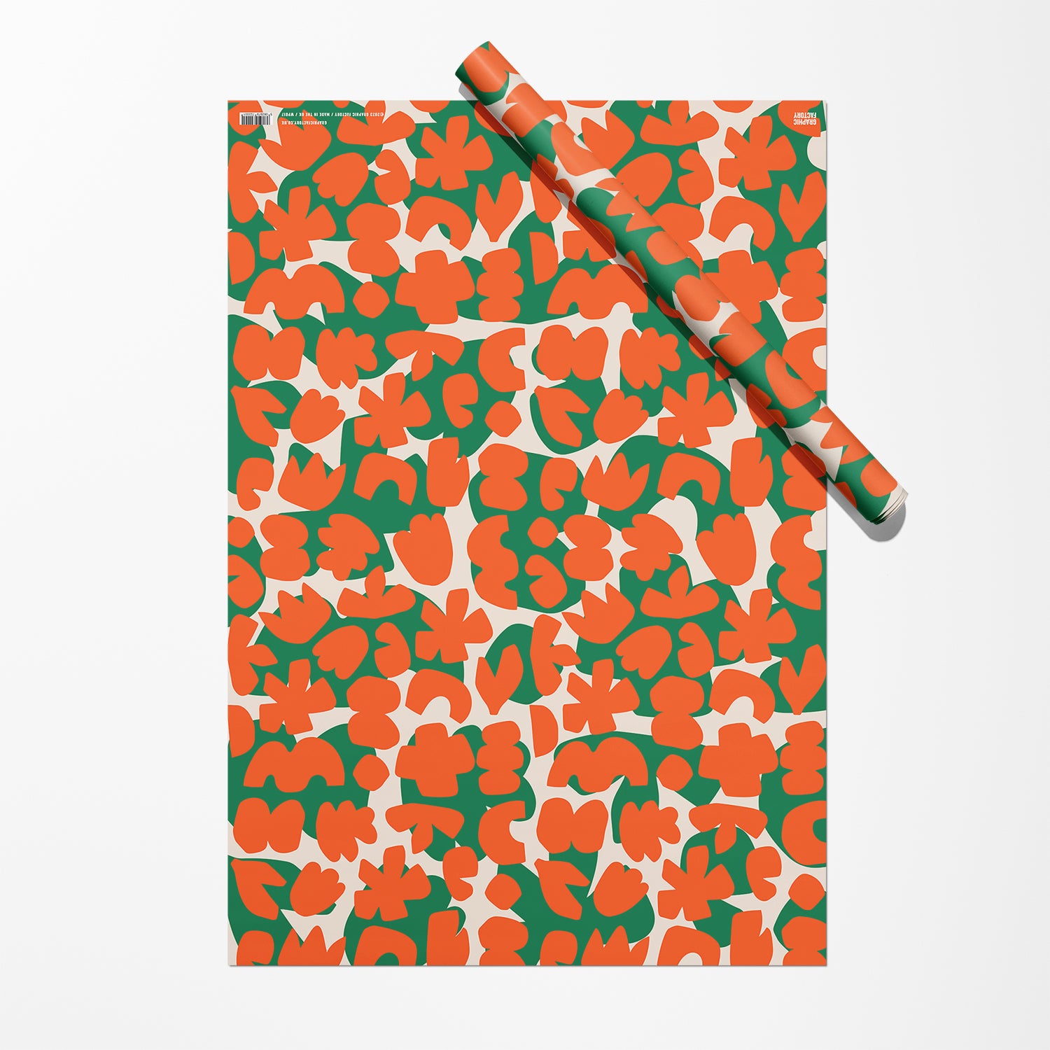 Wildflowers Gift Wrap / Red