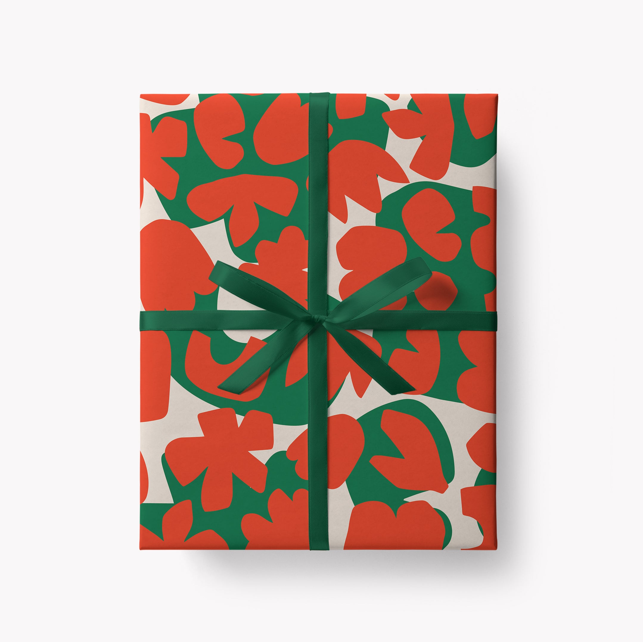 Wildflowers Gift Wrap / Red