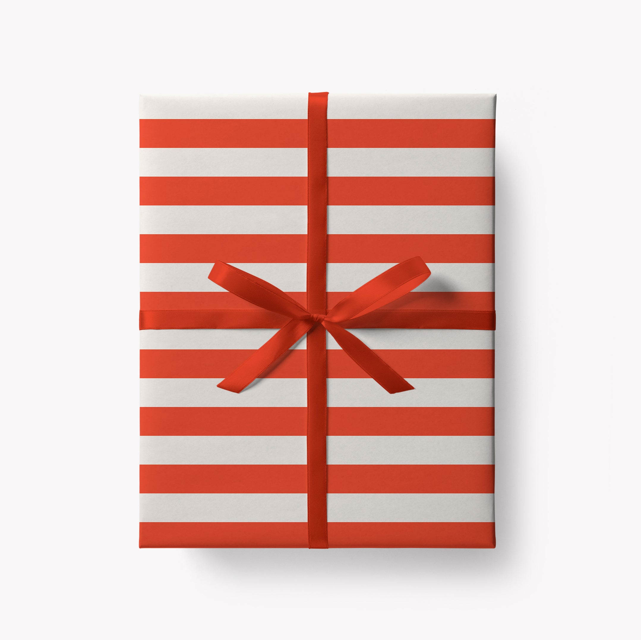 Red Stripes Gift Wrap