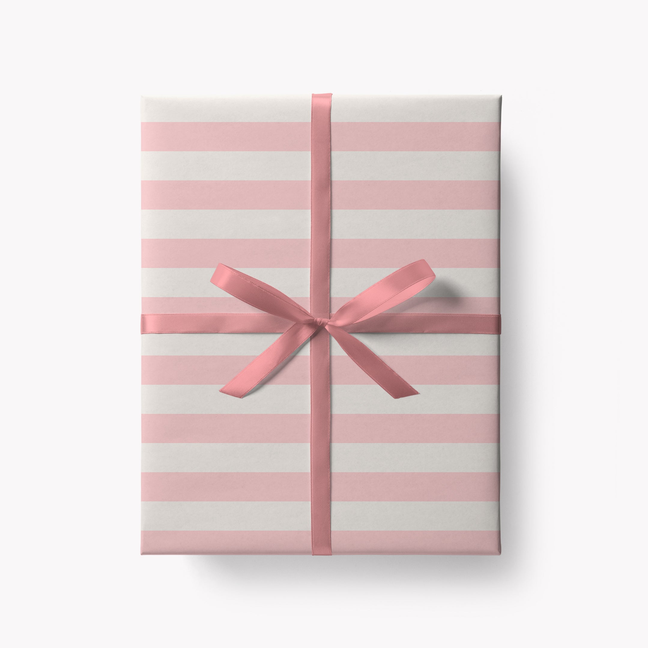 Stripes Gift Wrap - Soft pink