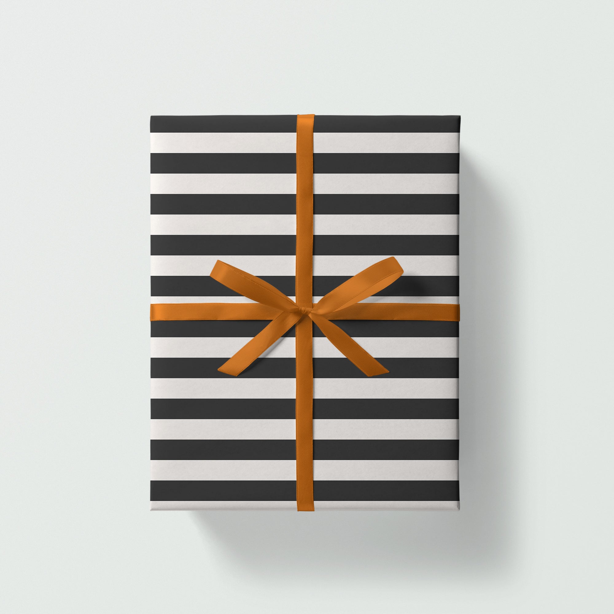 Black Stripes Gift Wrap