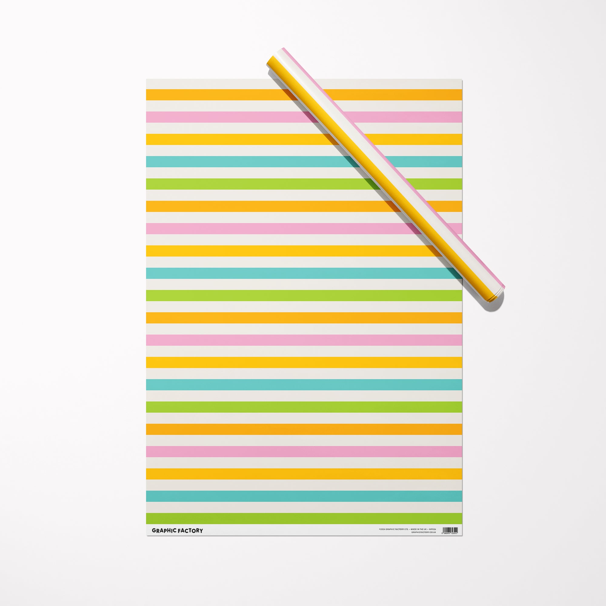 Spring Stripes Gift Wrap