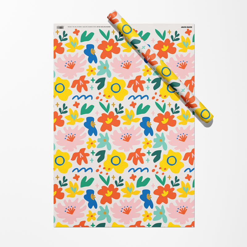 Flowers Gift Wrap | Wrapping Paper | Craft Paper