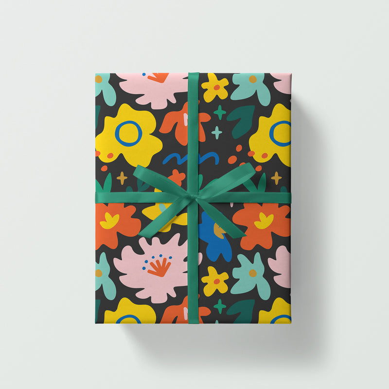 Flowers Gift Wrap | Wrapping Paper | Craft Paper