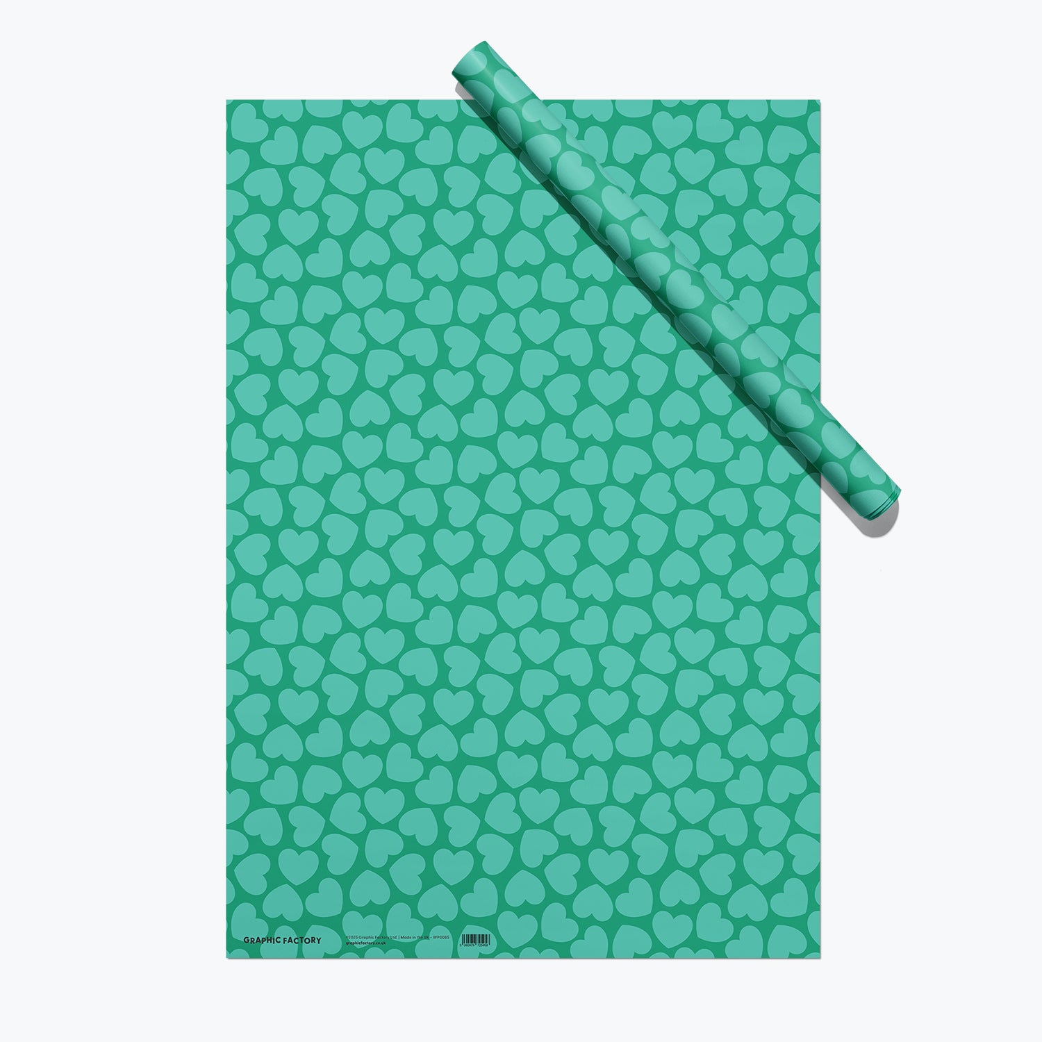 Green Heart - Gift Wrap