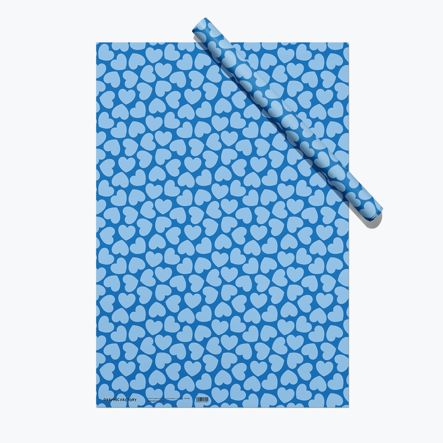 Blue Heart - Gift Wrap