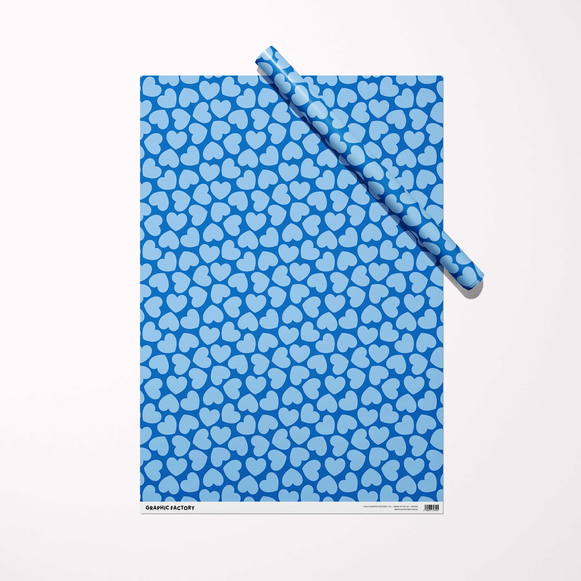 Blue Heart - Gift Wrap