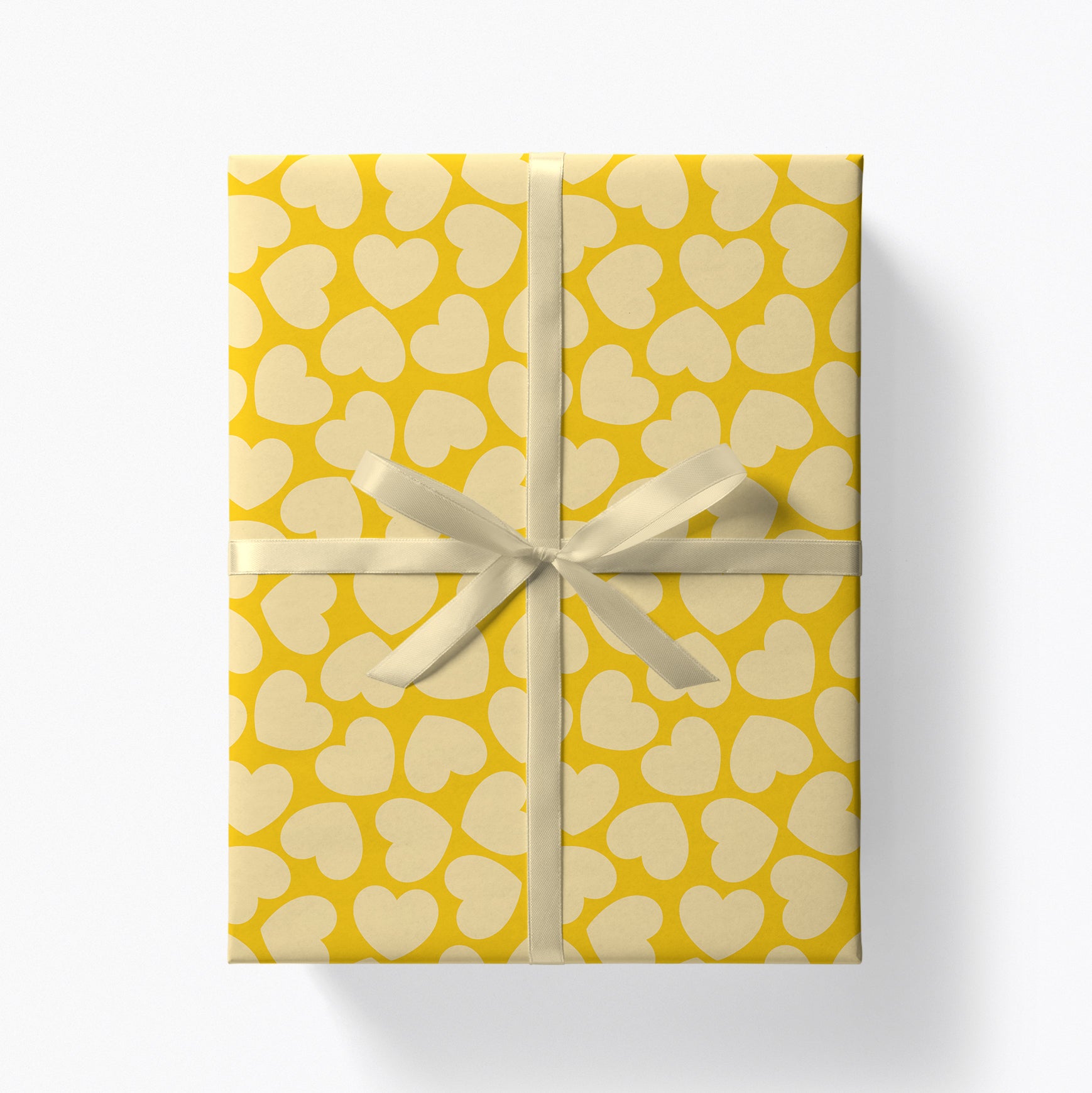 Yellow Heart - Gift Wrap