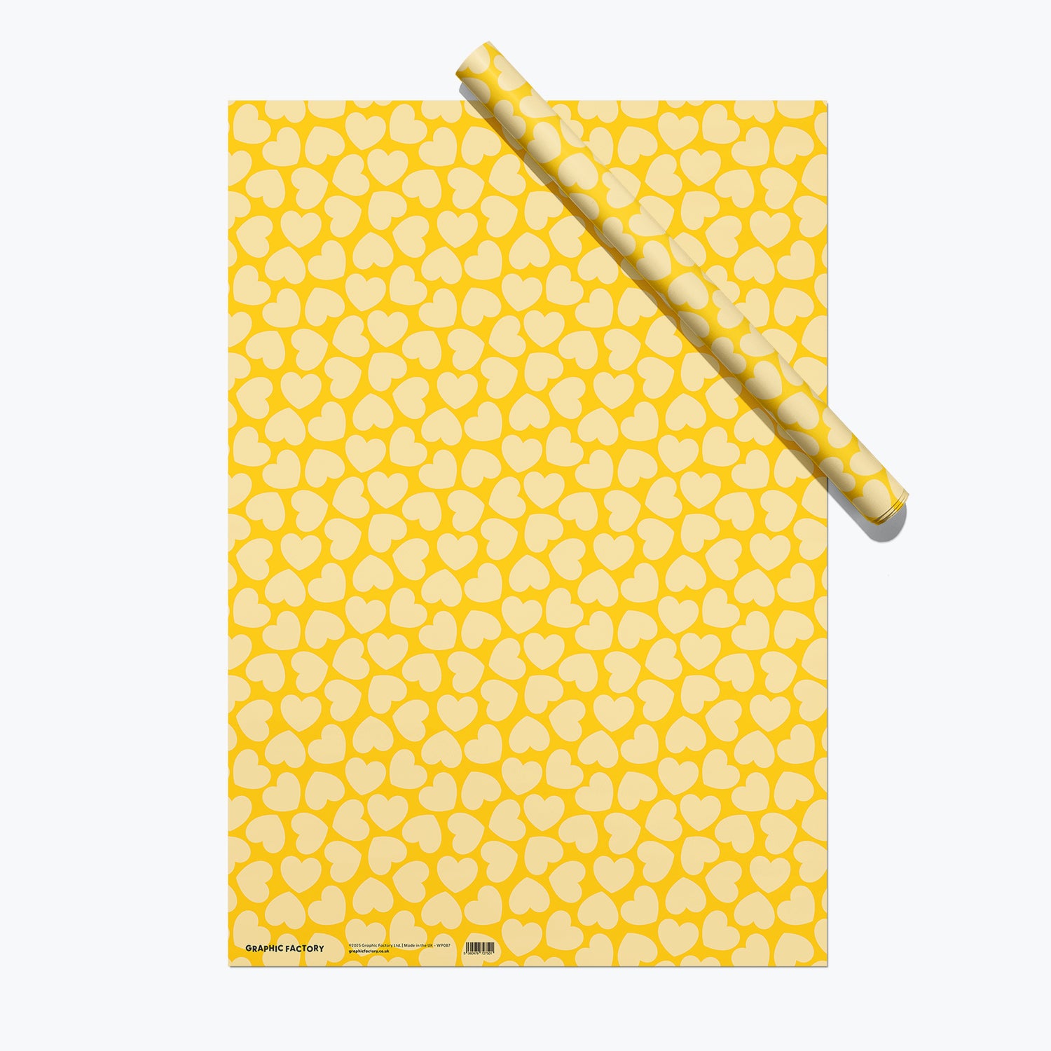 Yellow Heart - Gift Wrap