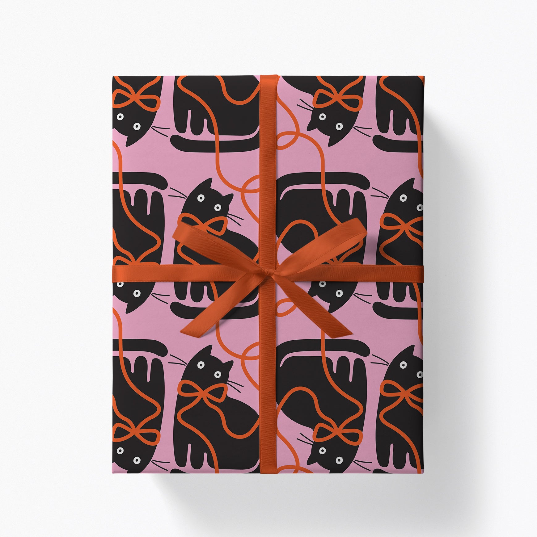 Ribbon Cat - Gift Wrap