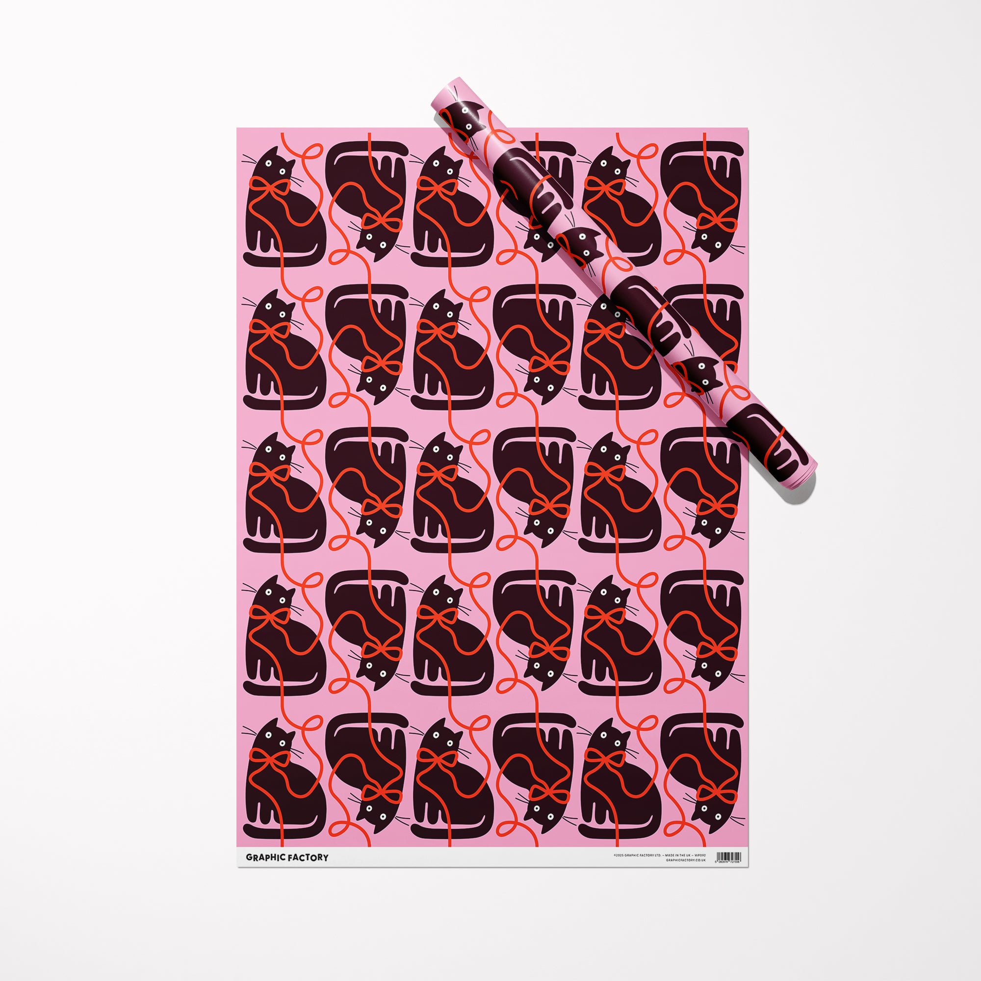 Ribbon Cat - Gift Wrap