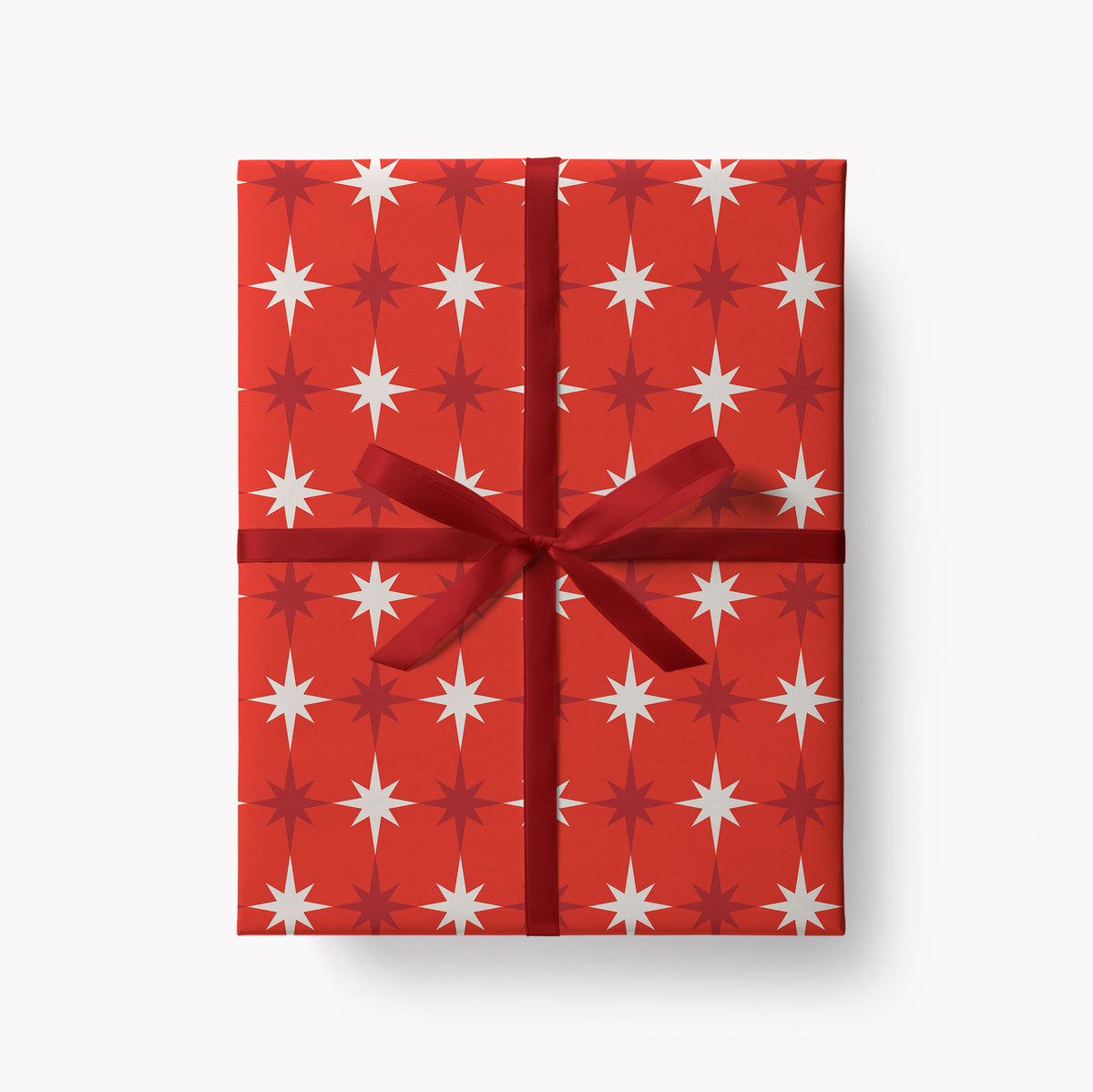 Starburst Christmas Wrapping Paper