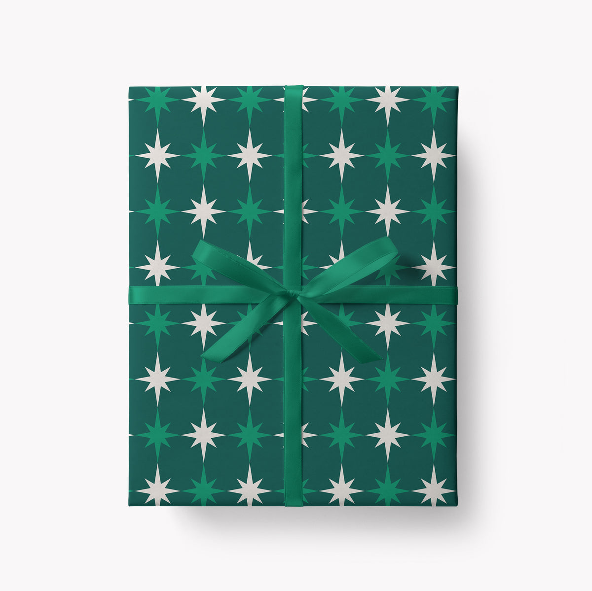 Starburst Christmas Wrapping Paper