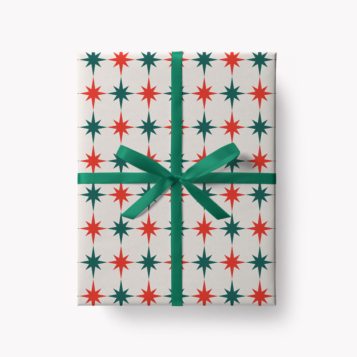 Starburst Christmas Wrapping Paper