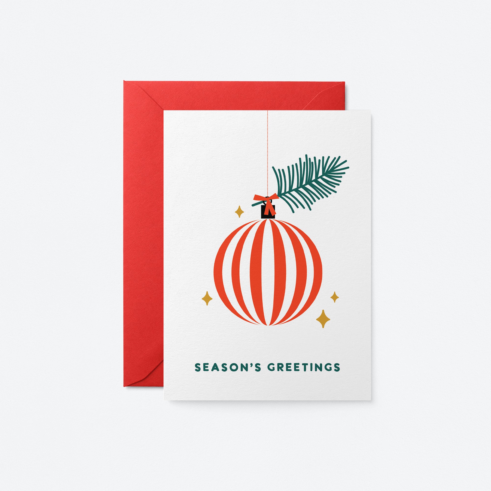 Season's Greetings - Christmas Card -  Holiday Card