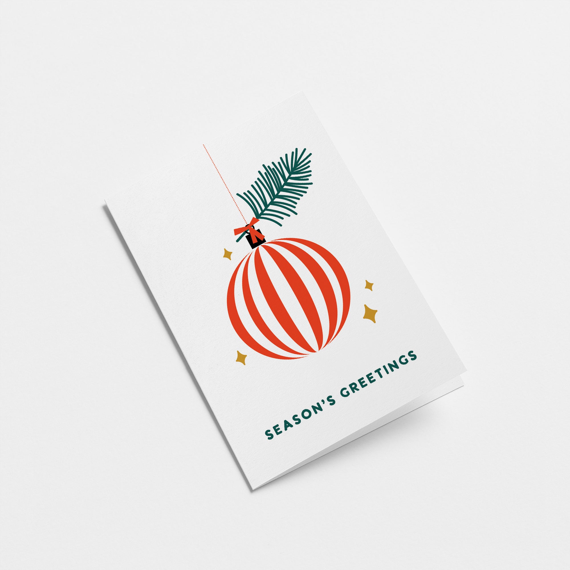 Season's Greetings - Christmas Card -  Holiday Card