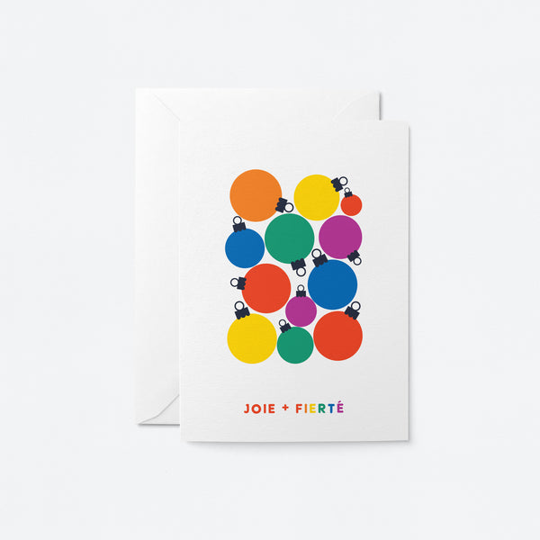 Joie +  fierté - Christmas greeting card