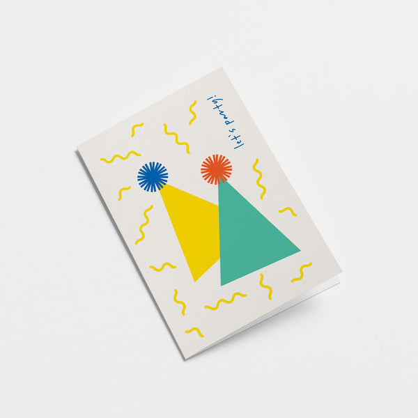 Let's Party - Birthday greeting card