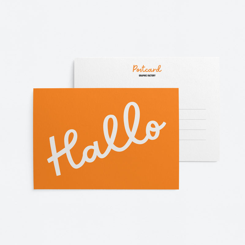 Hallo - Post card