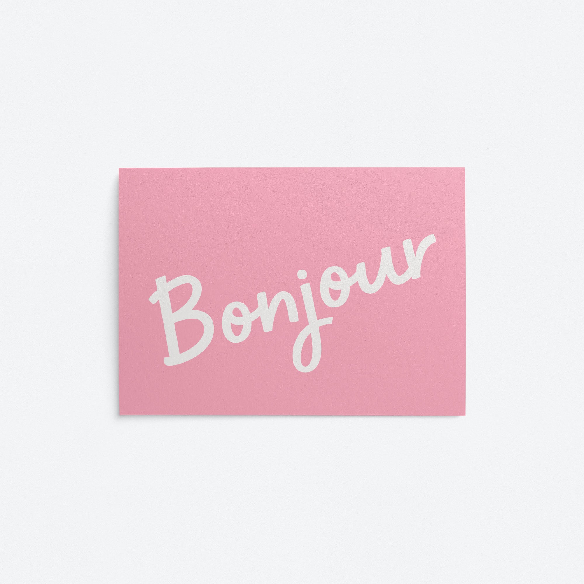 Bonjour - Post card