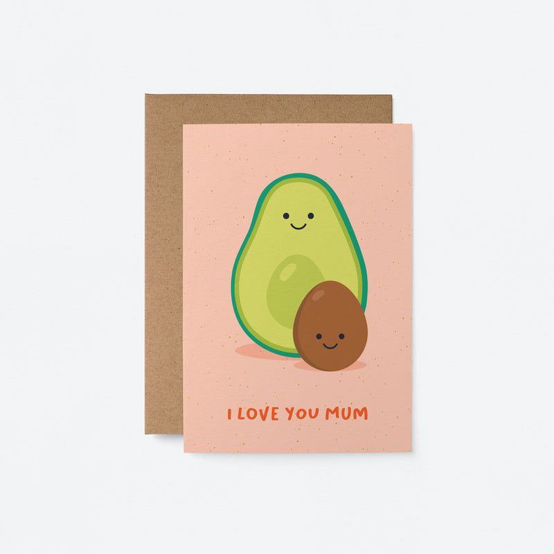 I love you mum - Greeting card