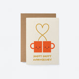 Happy Happy Anniversary - Greeting card