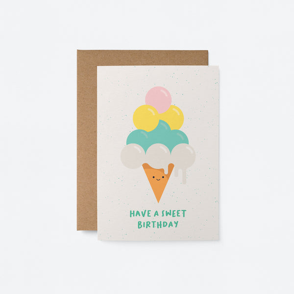 Have a sweet birthday - Birthday card