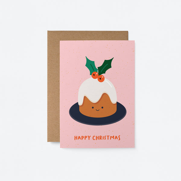 Happy Christmas - Seasonal Greeting Card - Holiday Card