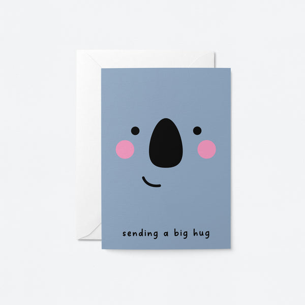 Sending a big hug - Friendship greeting card