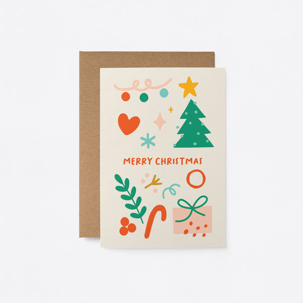 Merry Christmas - Holiday Card - Seasonal Greeting Card