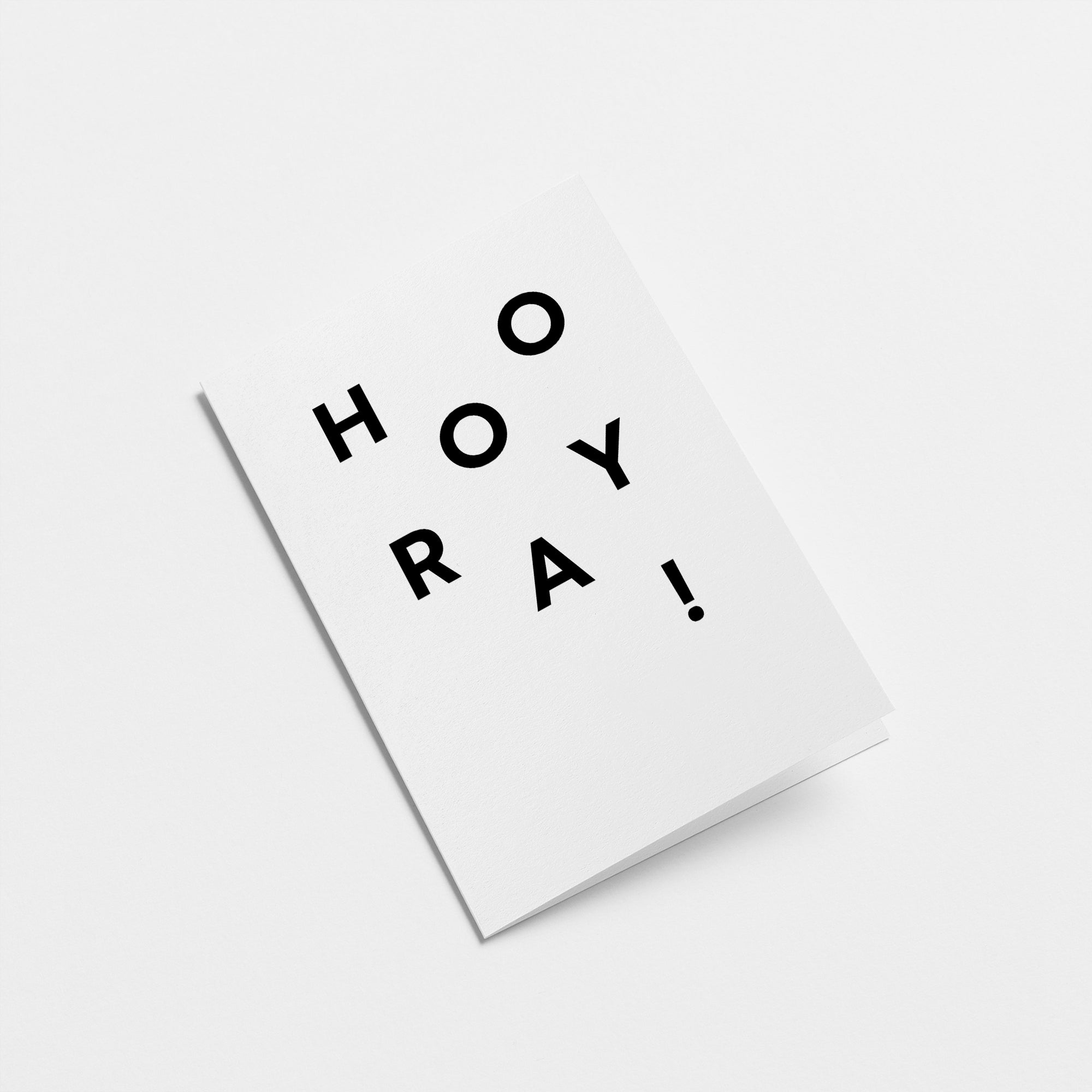 Hooray! - Birthday greeting card