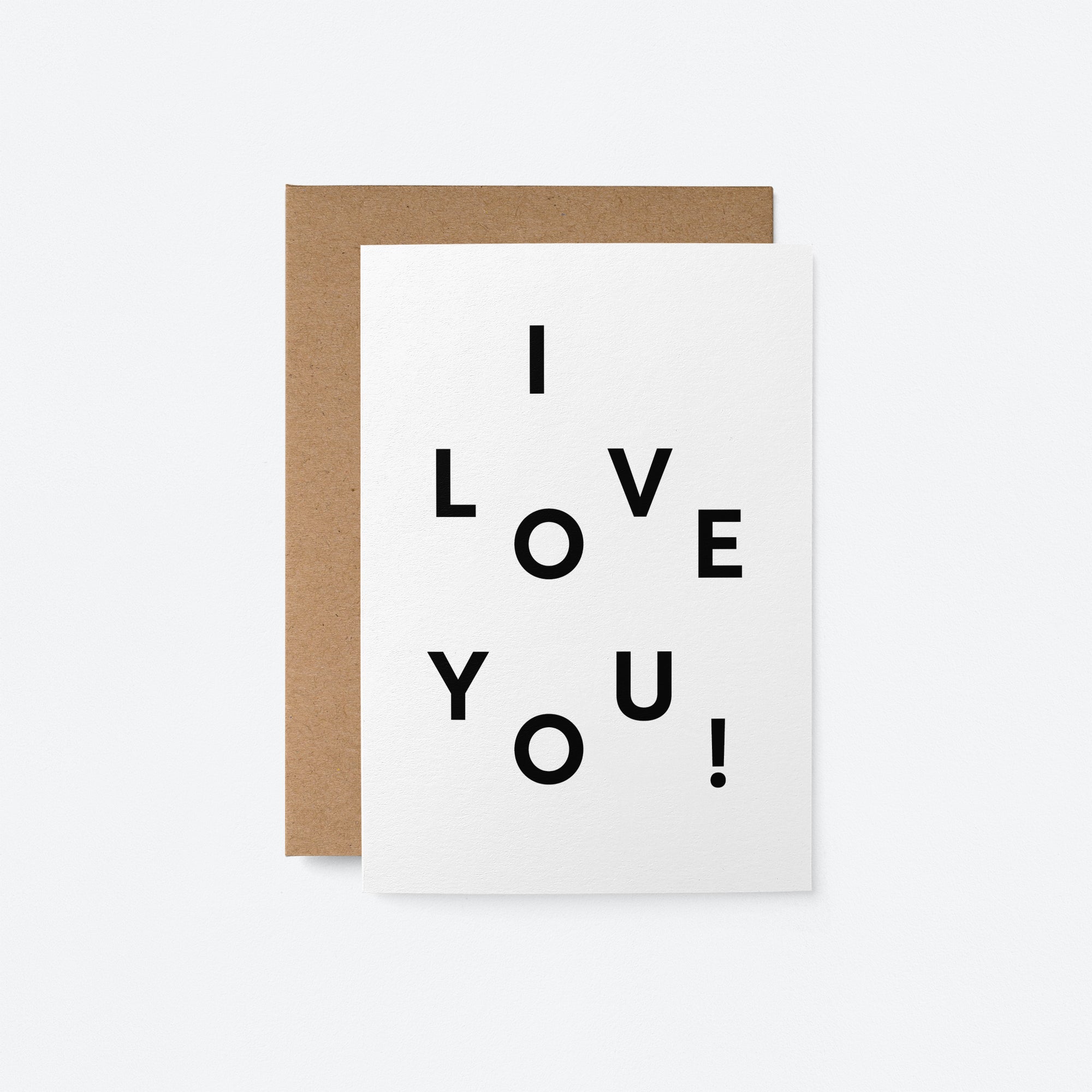 I love you! - Greeting card