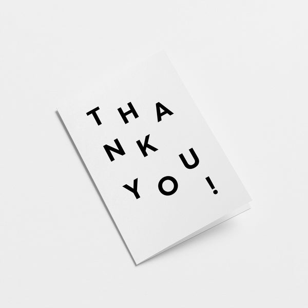 Thank You! - Greeting card