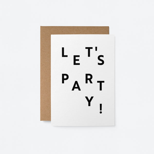 Let's Party! - Birthday greeting card