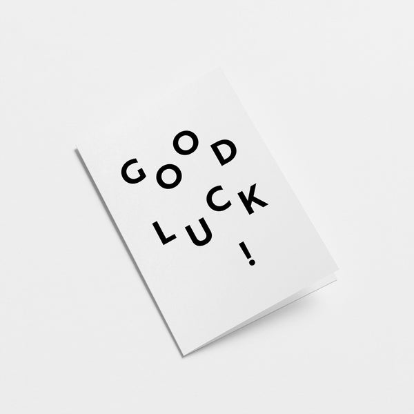 Good Luck - Greeting card