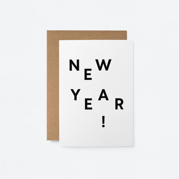 New Year! - Christmas Card - Holiday Card - Seasonal Greeting Card