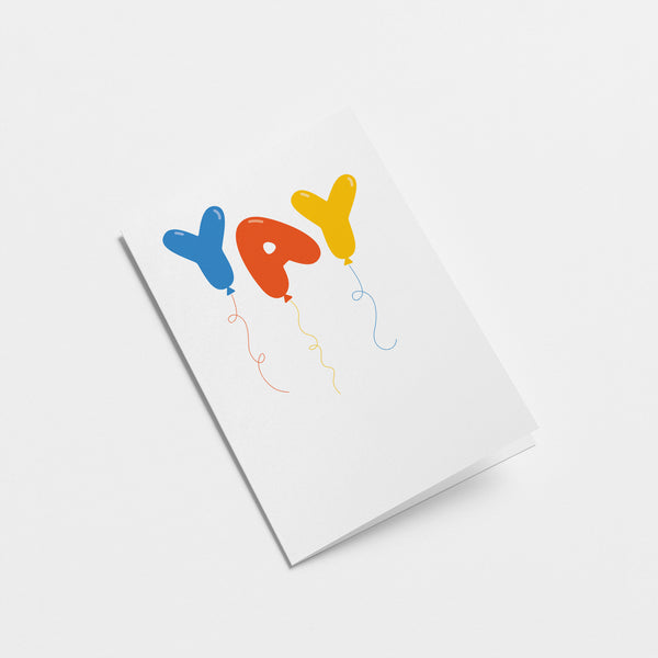 Yay - Birthday greeting card