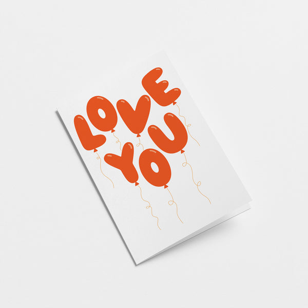 Love You - Love greeting card