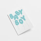 Baby Boy - Birthday greeting card