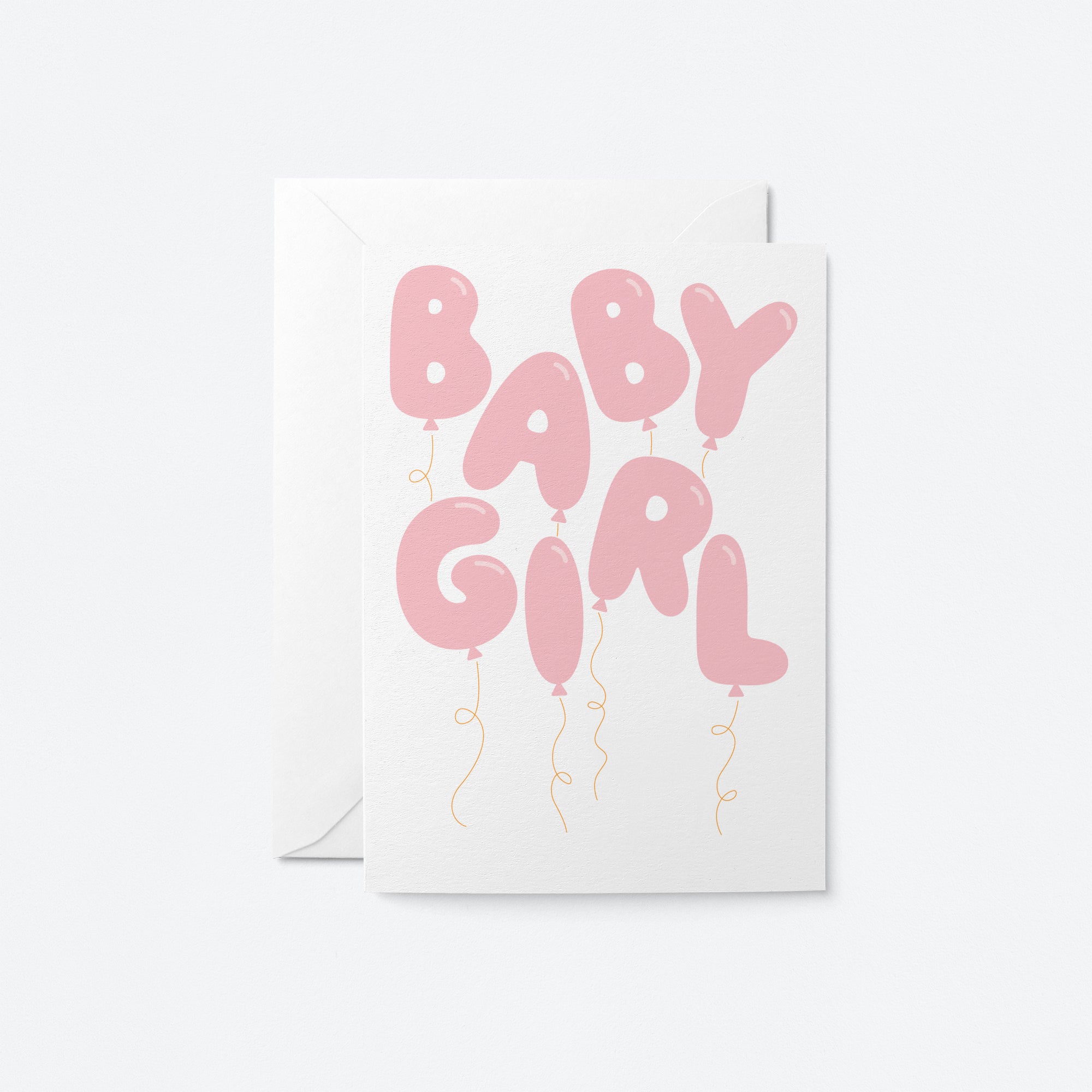 Baby Girl - Greeting card