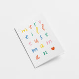 french mother’s day card with a colorful text of Merveilleuse maman  Edit alt text