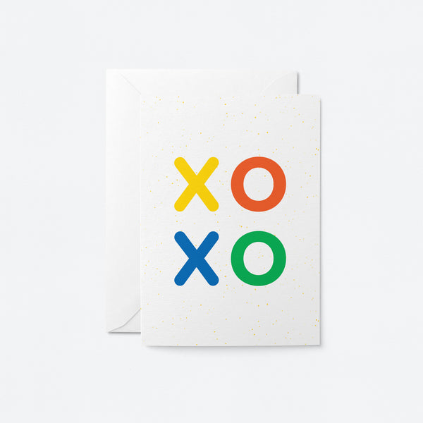 xoxo - Love greeting card
