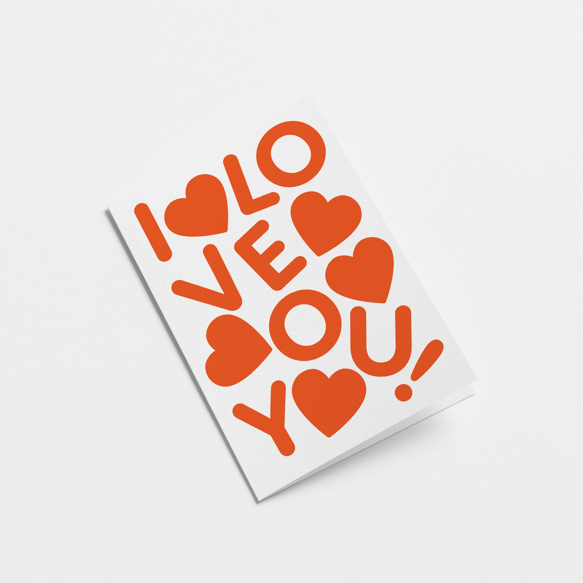 I love you - Greeting card