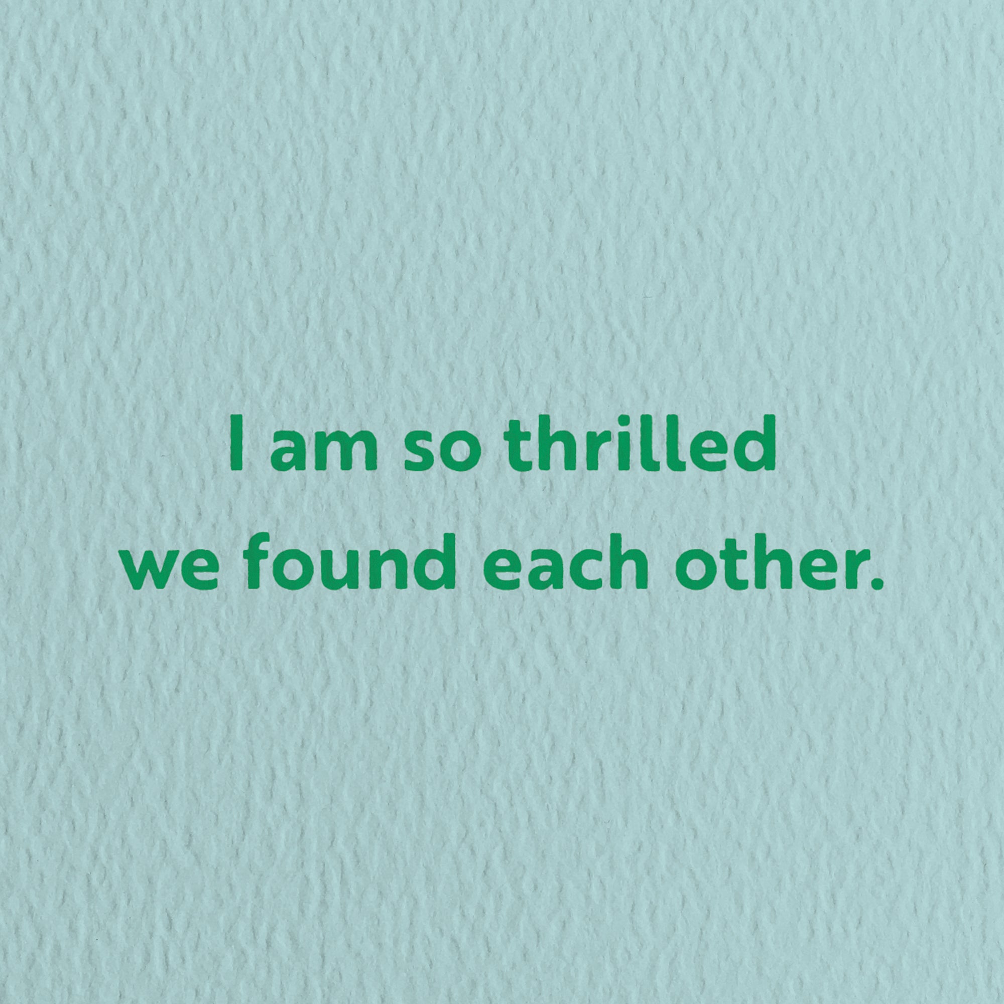 We found each other - Anniversary greeting card