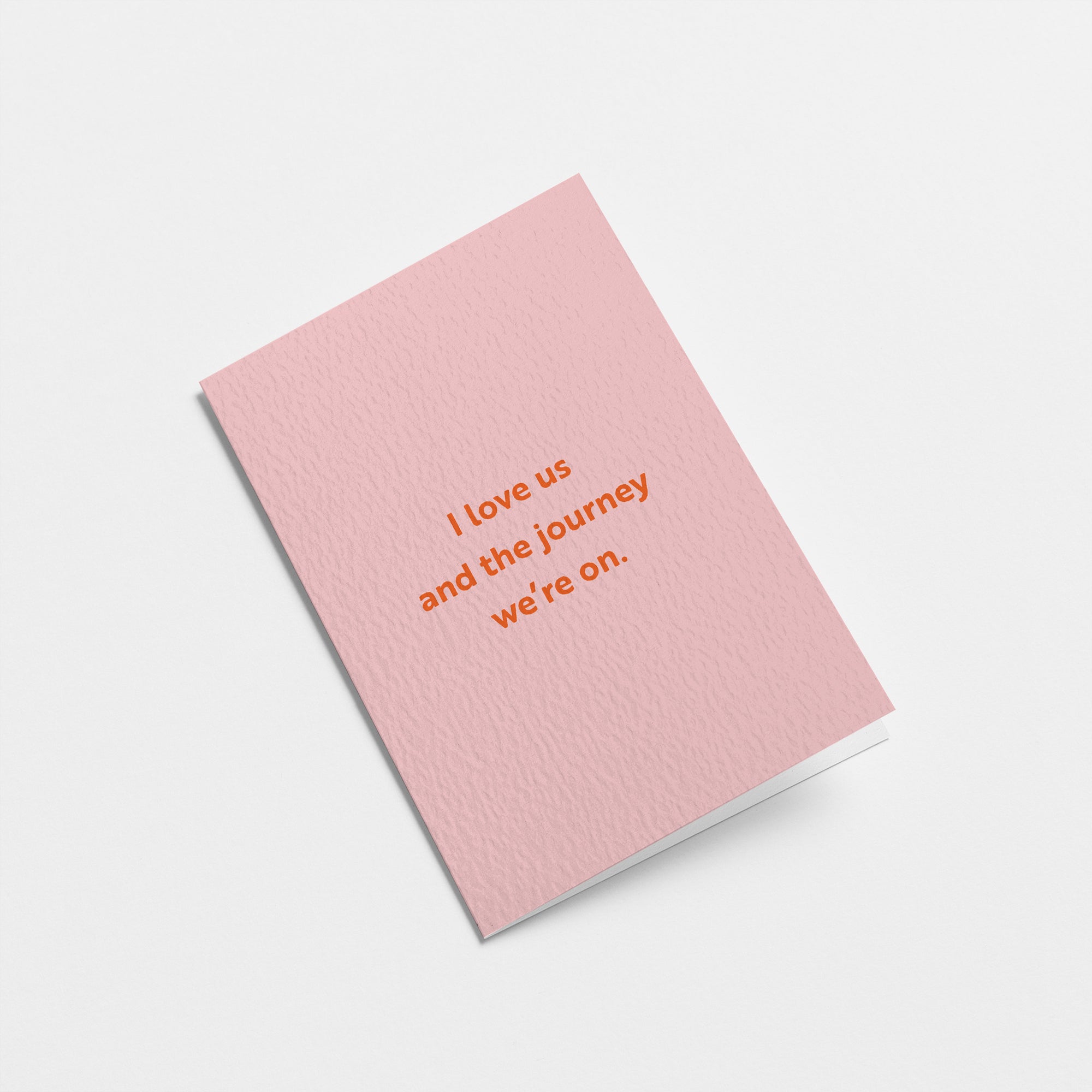 I love us - Anniversary greeting card