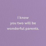 Wonderful parents - Baby greeting card