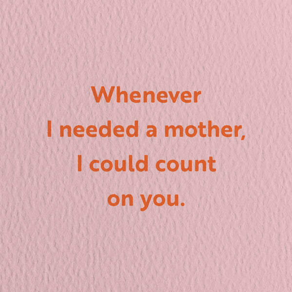 Whenever - Step Mother greeting card